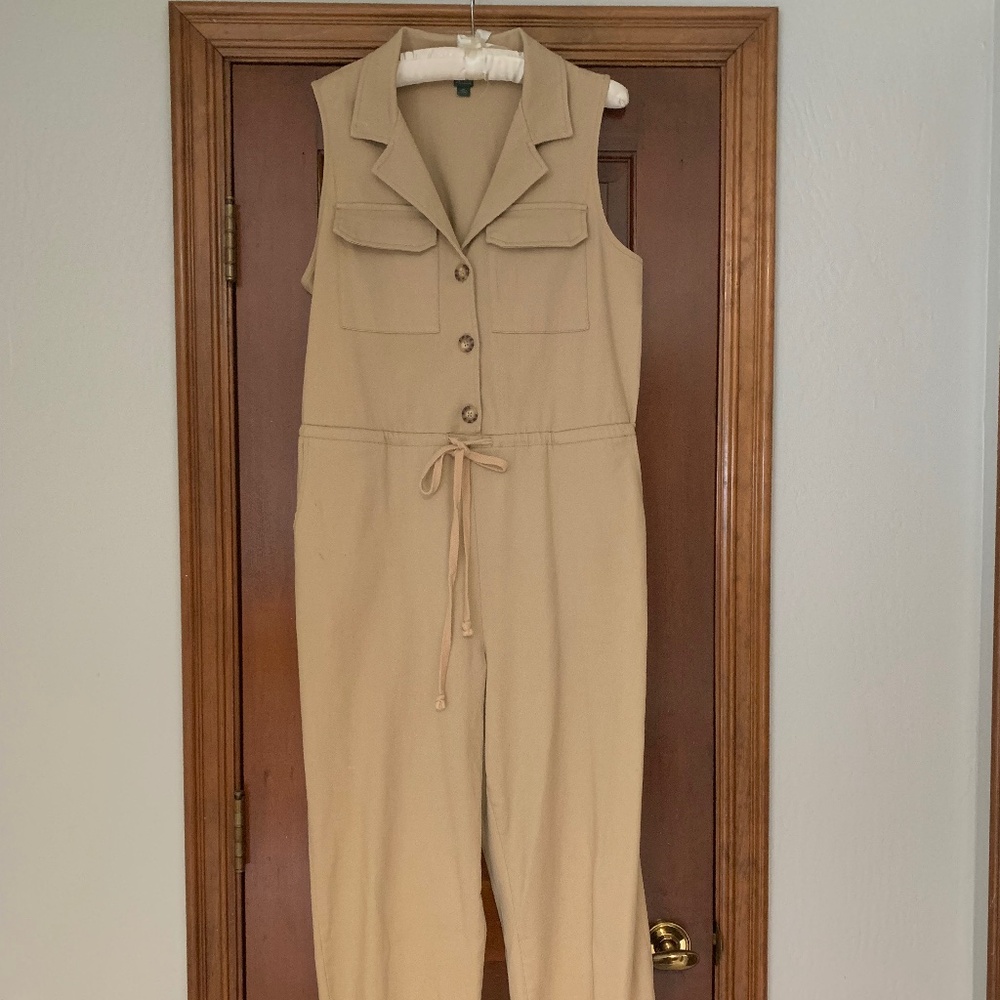 Jump Suit Wild Fable  Womens Tan Drawstring Medium